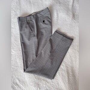 Weekend Max Mara Gray Glen Plaid Trousers